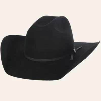 Cavenders Cavender's Kids 2x Black Cattleman Crown Felt Cowboy Hat