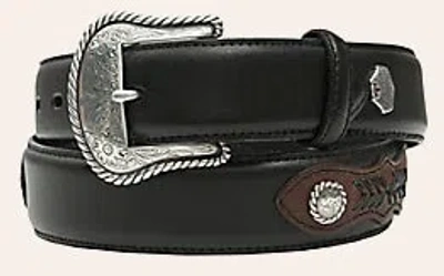Cavenders Cavender's Men's Western Belt In Black