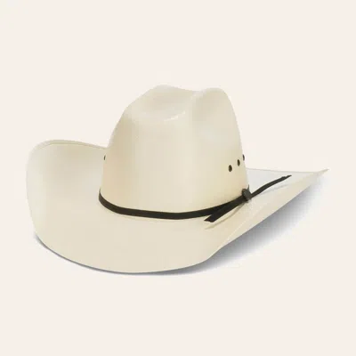 Cavenders Cavender's Ranch Collection 5x Shantung Ivory Straw Hat In Neutral