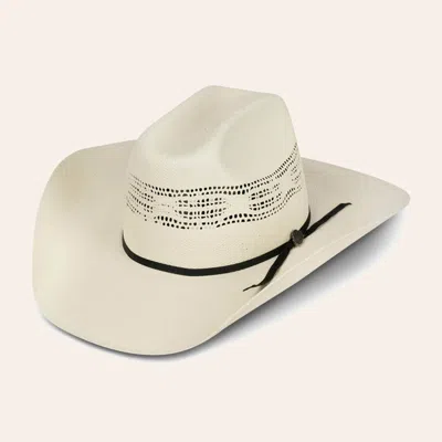 Cavenders Cavender's Ranch Collection Ivory Bangora Vented Straw Cowboy Hat In Neutral
