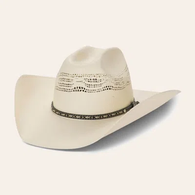 Cavenders Cavender's Ranch Collection Ivory Bangora Vented Straw Cowboy Hat In Neutral