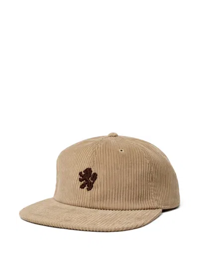 Cavendish Corduroy Logo Cap In Neutral