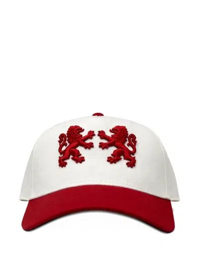 Cavendish Lion Baseball Cap In White