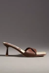 Caverley Jackie Square-toe Kitten-heel Mules In Brown