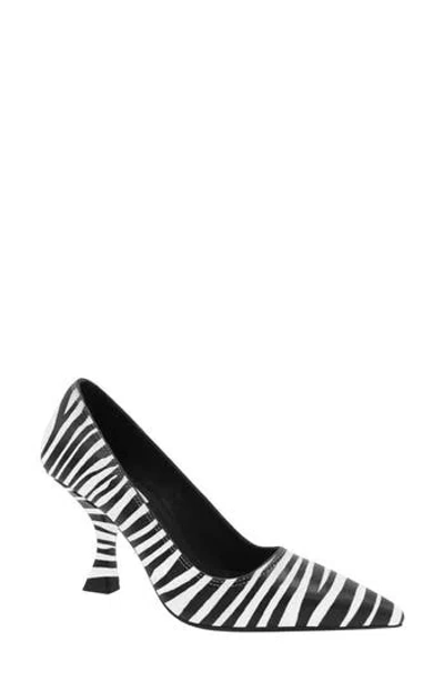 Caverley Molly Pointed Toe Pump In Zebra