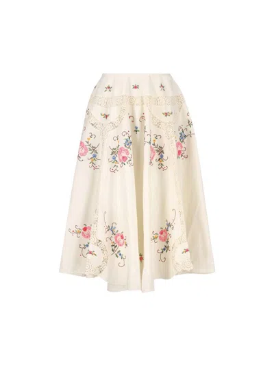 Cavia Skirts In White