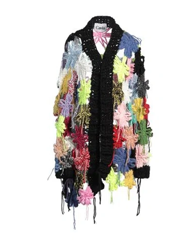 Cavia Woman Cardigan Black Size Onesize Textile Fibers