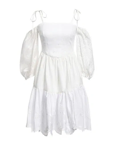 Cavia Milva Lace Dress In Off White