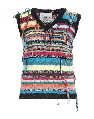 Cavia Woman Sweater Black Size M Textile Fibers