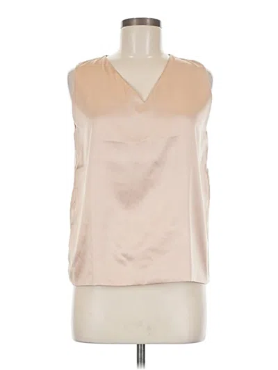 Pre-owned Caviar Sleeveless Blouse In White
