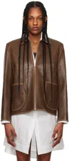 CAWLEY BROWN LILLIE LEATHER JACKET
