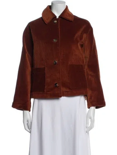 Pre-owned Cawley Studio Jacket In Orange