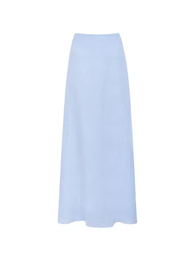 Cayet Cindy Maxi Skirt In Blue