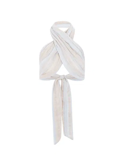 Cayet Cindy Striped Top In White