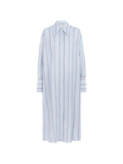 Cayet Nora Linen Shirt Maxi Dress In Black