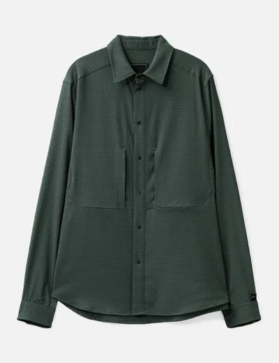 Cayl Flow Seersucker Shirts In Green