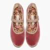 Cayumas Women's Velvet Mary Jane Shoes In Soft Pink In Pink