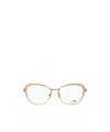 Cazal 1272 Cat-eye Frame Glasses In Gold