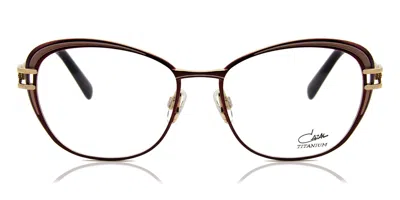 Cazal 1272 Women's Glasses, Red, Size 54 In Burgundy