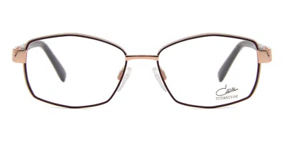 Cazal 1292 Men's Glasses, Burgundy, Size 53 In Gold