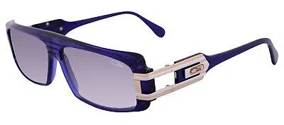 Pre-owned Cazal 164/3-003 Blue-grey Gradient In Gray