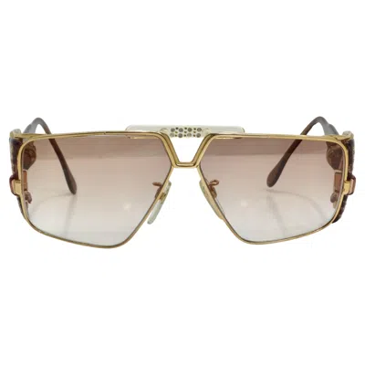 Pre-owned Cazal 1980s 951 Gold Tone Sunglasses