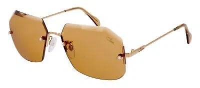 Pre-owned Cazal 217/3-3-002 Gold