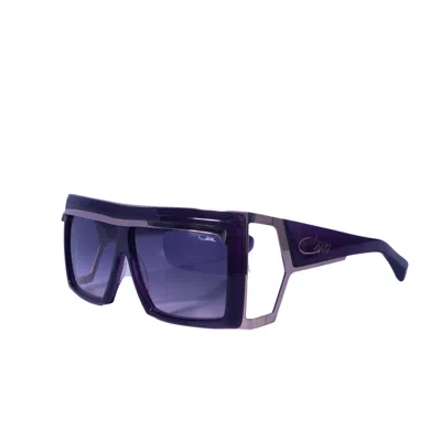 Pre-owned Cazal Sunglasses 300-002 Aubergine-rosegold Frame Violet Gradient Ar Lenses In Purple