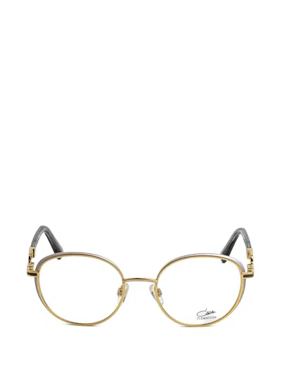 Cazal 4316 Round-frame Glasses In Gold