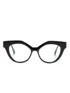 Cazal 5000 Cat-eye Frame Glasses In 黑色