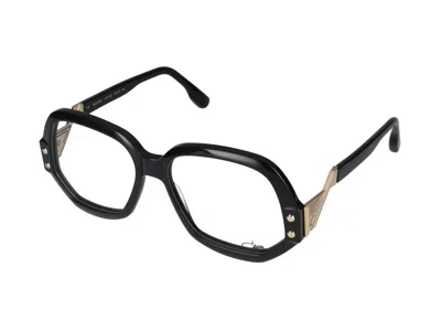 Cazal 5007 Black Plastic Oversized Eyeglasses In Multi