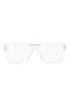 Cazal 6030 Rectangle-frame Glasses In Nude