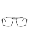 Cazal 6033 Square-frame Glasses In Silber