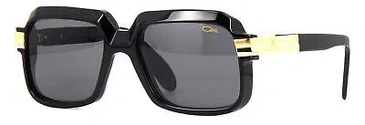 Pre-owned Cazal 607/3-001 Black In Gray