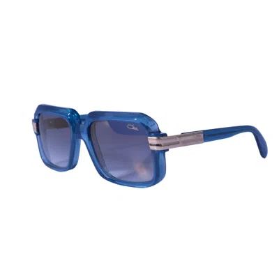 Pre-owned Cazal 607/3-014 Sapphire Blue In Gold