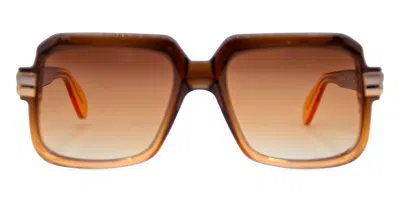 Cazal 607/3 019 Men's Sunglasses Orange Size 56 In Brown
