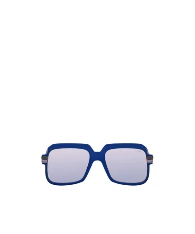 Cazal 607/3 Square-frame Sunglasses In Blue