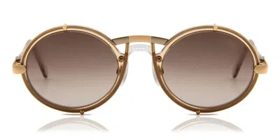 Cazal 644 009 Men's Sunglasses Gold Size 53