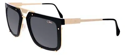 Pre-owned Cazal 648-001 Black-gold In Gray