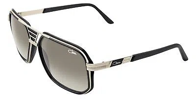 Pre-owned Cazal 666-002 Black-silver