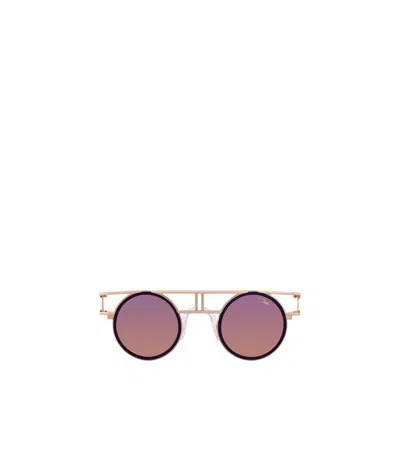 Cazal 6683 Round-frame Sunglasses In Nude