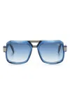 Cazal 669 Pilot-frame Sunglasses In 蓝色
