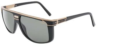 Pre-owned Cazal 673 Black Gold/grey Green (001) Sunglasses