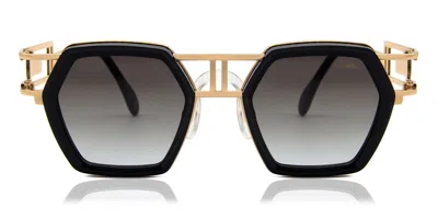 Cazal 677 001 Men's Sunglasses Black Size 46