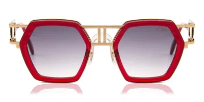 Cazal 677 002 Men's Sunglasses Red Size 46