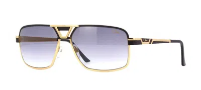 Pre-owned Cazal 678 Black Gold/grey Shaded (001) Sunglasses