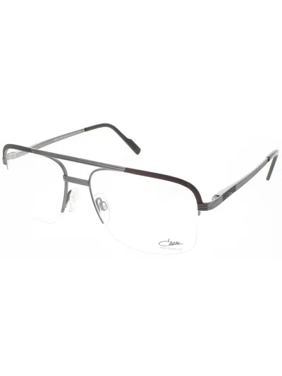 Cazal 7095 Eyeglasses In Gunmetal/bordeaux - Demo