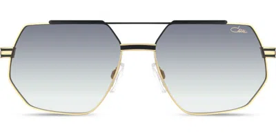 Cazal 7113/3 001 Men's Sunglasses  Size 59 In Gold