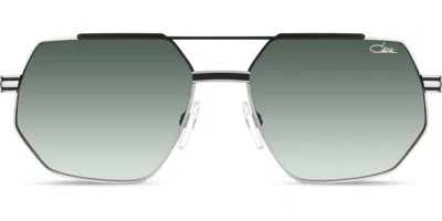 Cazal 7113/3 004 Men's Sunglasses  Size 59 In Green