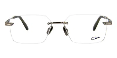 Cazal 7116 003 Men's Glasses Silver Size 56 - Free Lenses - Blue Light Block Available In Metallic